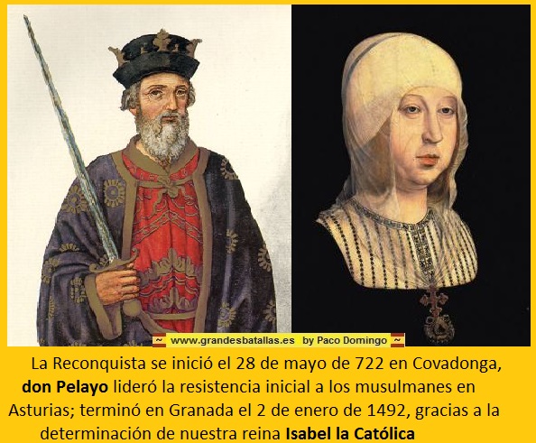 DON PELAYO E ISABEL LA CATOLICA